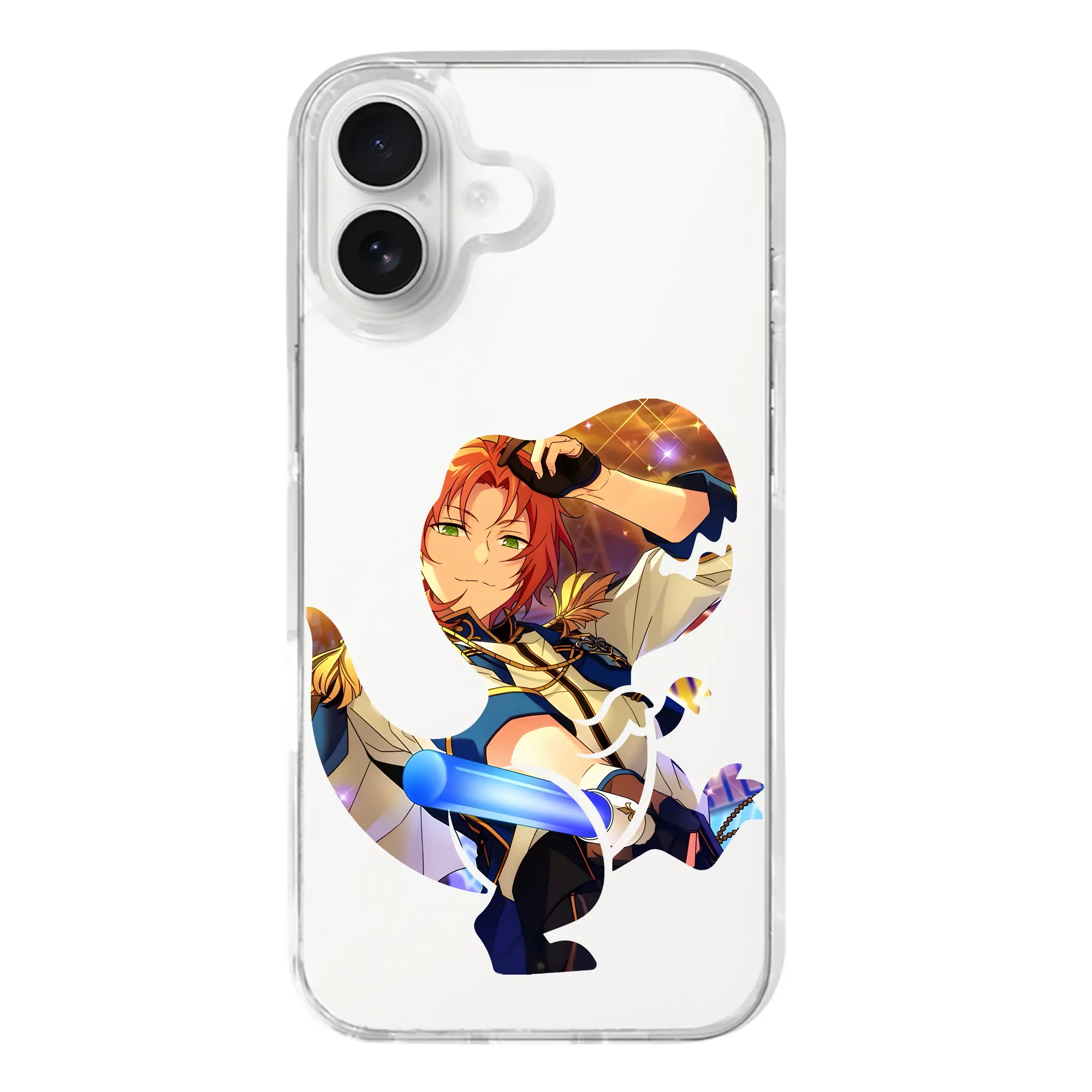 あんさん ぶる グッズ Knights 月永レオ - iPhone 17シリーズ 透明スマホケース – 薄型・耐衝撃・精密フィット保護カバー